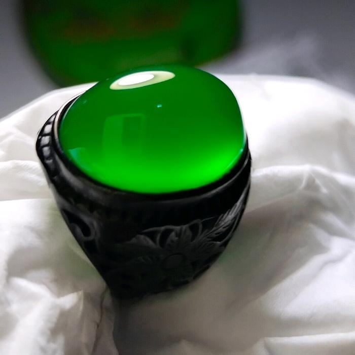 Cincin ijo garut batu asli original