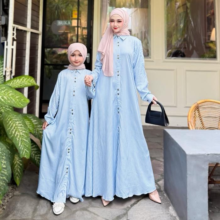 UMMA COLLECTION GAMIS  LAVIA SALUR RAYON TWILL ORI PREMIUM