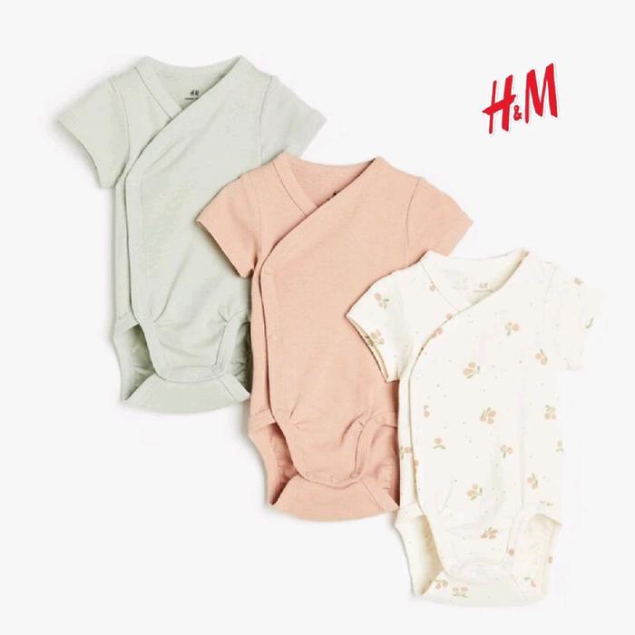 2in1 pack hnm original long sleeve bodysuit, Baby kimono jumper hnm