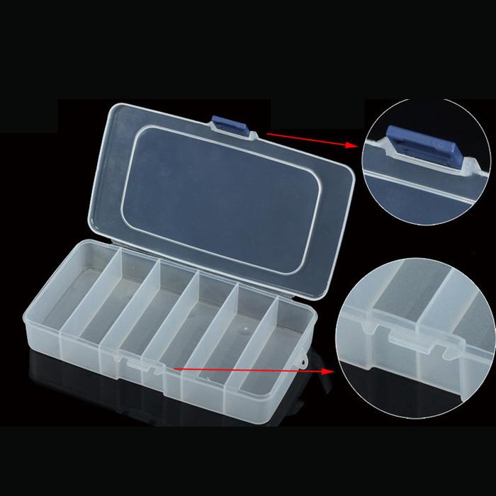 Plastic Mini Desktop Cosmetic Container Makeup Box Jewelry Shelf