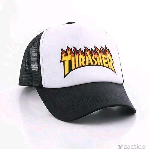 Topi Trucker Thrasher Flame Original – Snapback Premium Streetwear, Stylish & Breathable