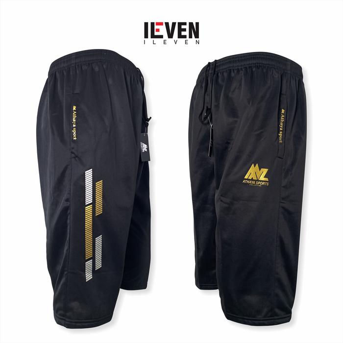 Celana Training Pendek 3/4 Pria - Celana Sontog Dibawah Lutut - Celana Olahraga Santai Murah Sport