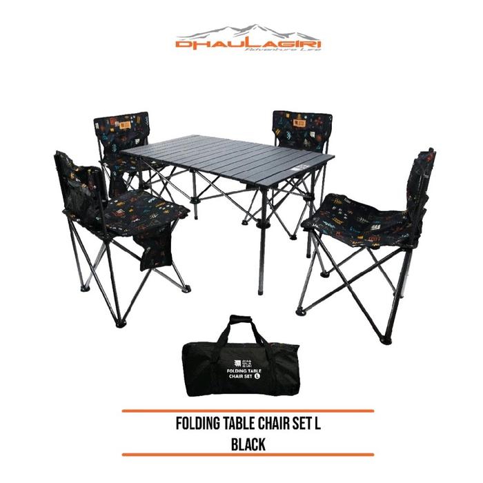DHAULAGIRI FOLDING TABLE AND CHAIR SET L
