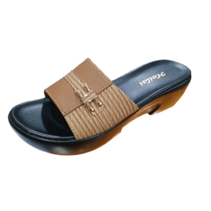 sandal hailai wedges jm 33  Sendal Wanita