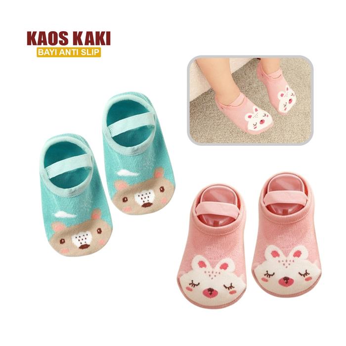 [COD] Tseloop P91 P377 Kaos Kaki Anak Anti Slip Dengan Strap Baby Socks PART 2