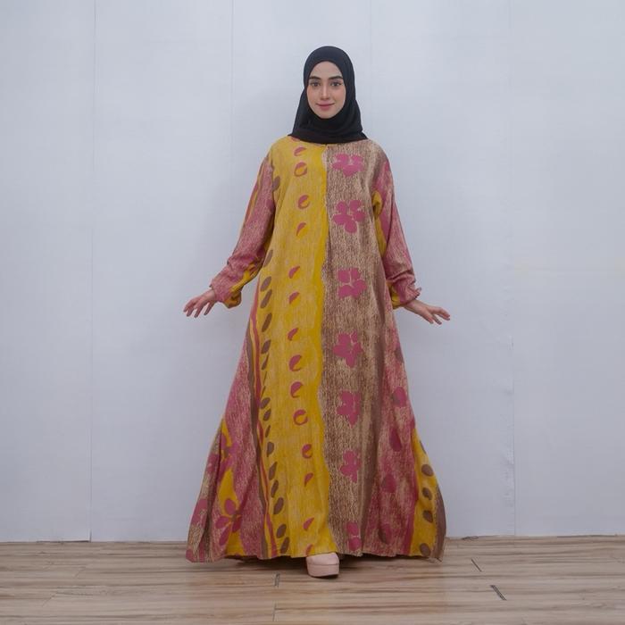 PROMO!! Abaya Gamis Basma Berna (silver) By Ayunabella Jakarta STOK TERBATAS!!