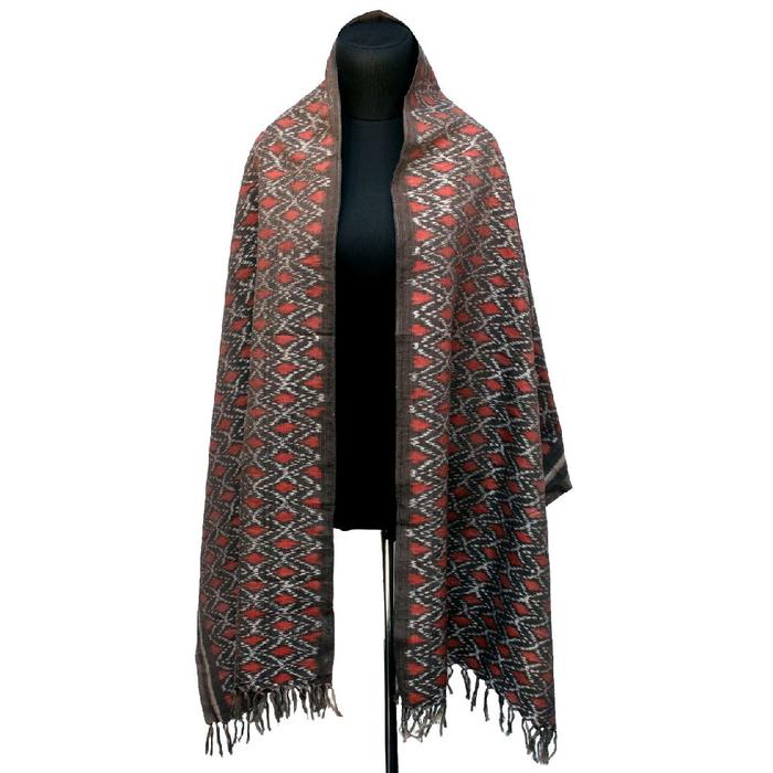 Kain tenun ikat motif biji nangka
