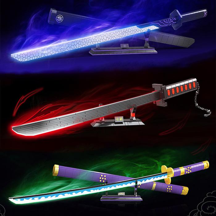 High Tech Samurai Nichirin Sword Weapon Luminous Demon Slayer Magic
