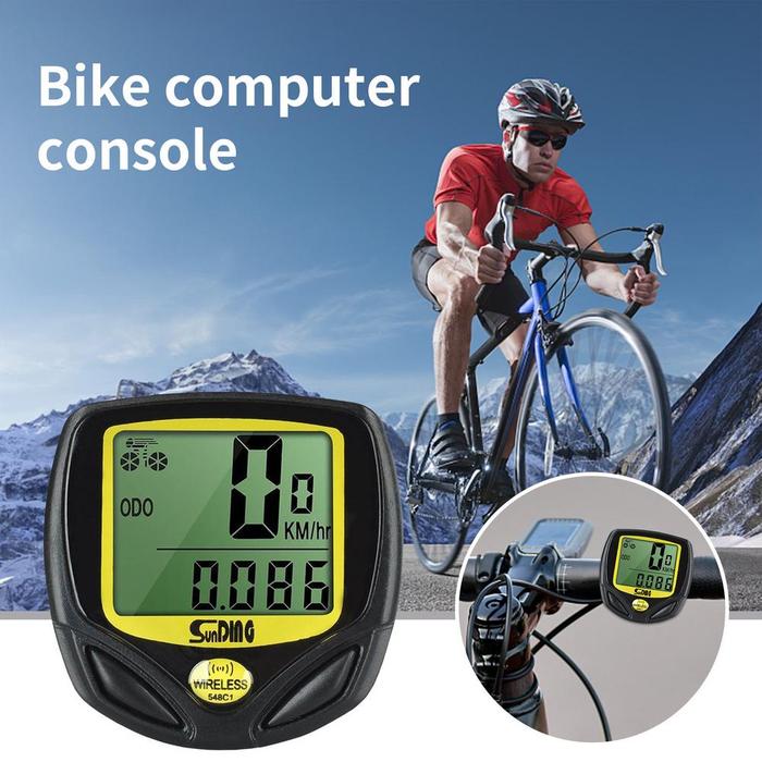 Bicycle Speedometer Cycling Computer Digital LCD Computer