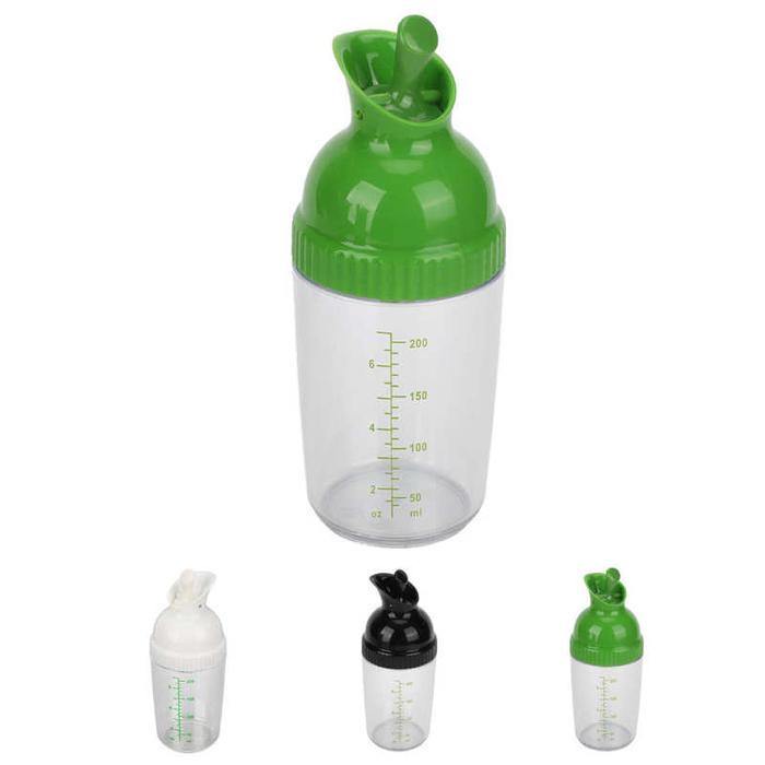 200ml Salad Dressing Shaker BPA Free Prevent Leakage Salad Dressing