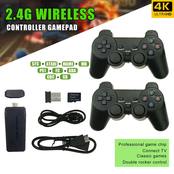 New M8 Video Game Console 4K HDMI-Compatible Game Stick Built in
