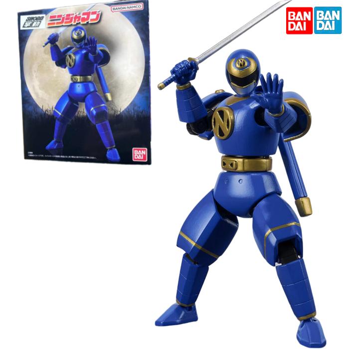 Stocked Bandai Shodo Super Ninja Sentai Kakuranger Ninjaman Collectible Figures Model Toys For Fans