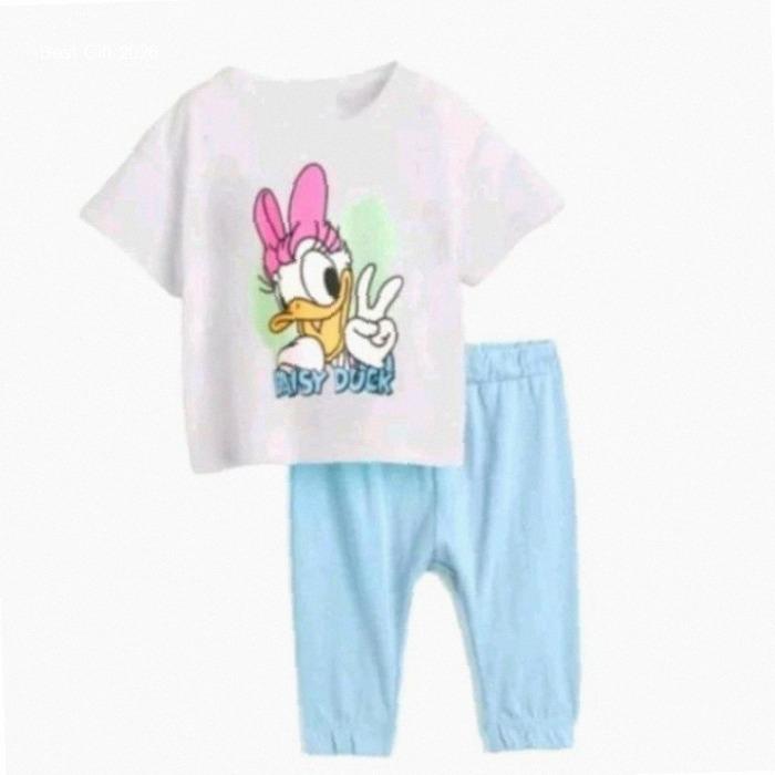 PHI105 Setelan Kaos Celanaa Anak Perempuan Baby HM Set Jogger Bayi | Hot Item