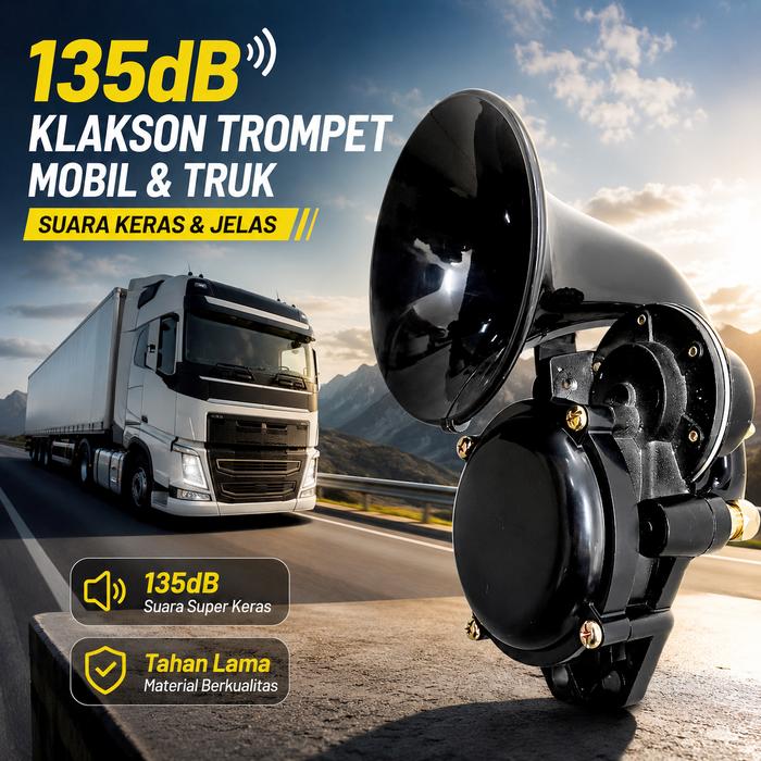 Cahayastore - Klakson Angin Mobil | Air Horn Truk | Klakson Kendaraan