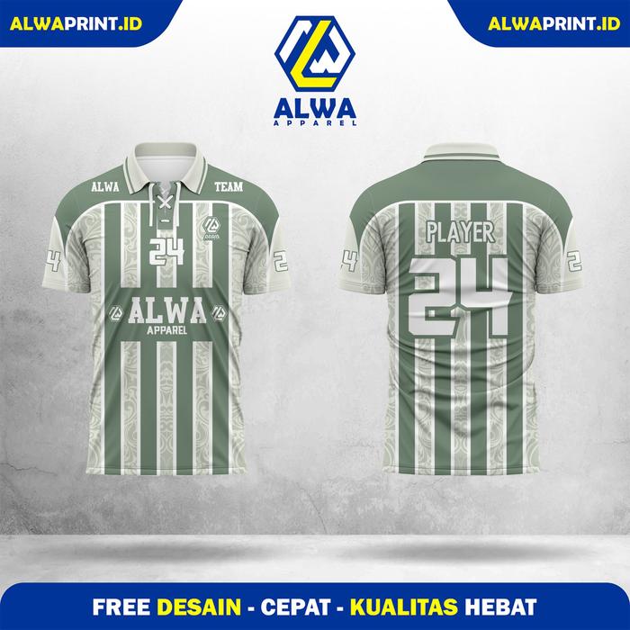 Alwa Apparel Jersey Full Print Bisa Custom Desain Bebas Kualitas No 1 Untuk Komunitas Sepak Bola Fut