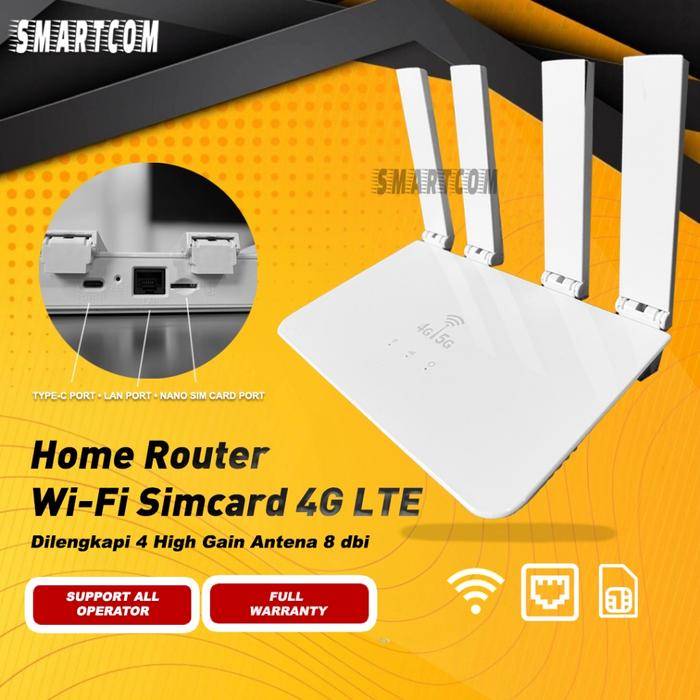 SMARTCOM ~ Wifi Wireless Router 4G LTE CPE C301 150Mbps All Operator