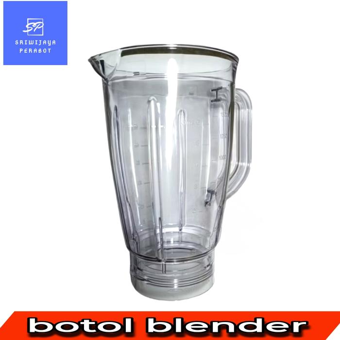 BOTOL BLENDER PLASTIK MIKA | TABUNG JAR BLENDER TURBO,PHILIPS