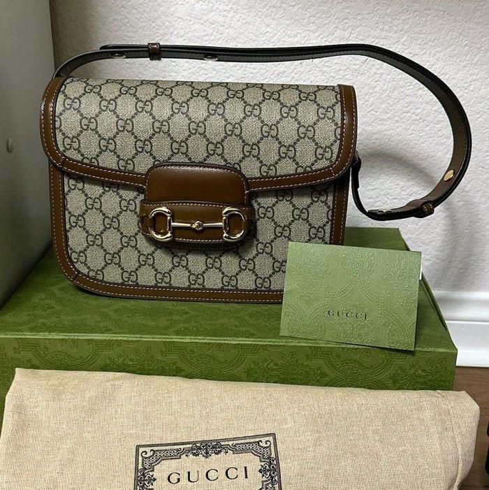 AUTHENTIC GUCCI HORSEBIT 1955 MEDIUM SHOULDER BAG PRELOVED