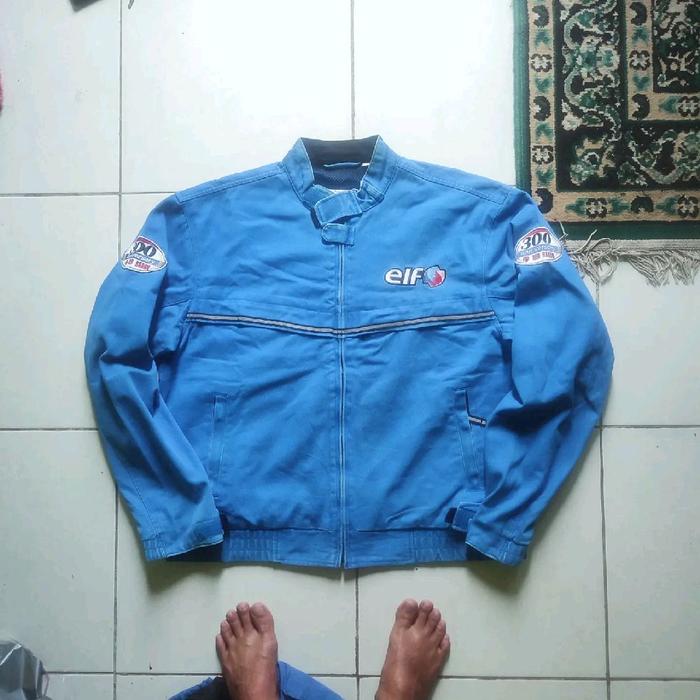 vintage elf anniversary 300 red Baron motorcycle canvas jacket