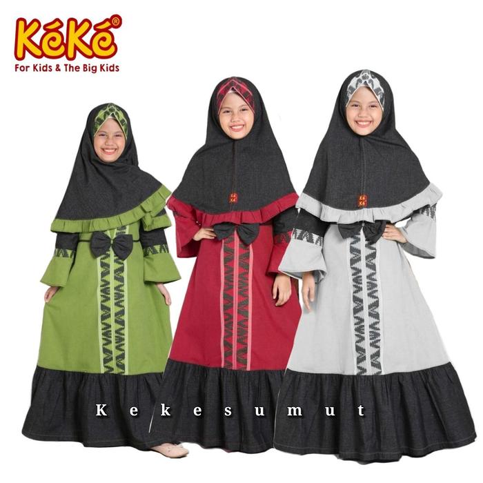Kekesumut Gamis Anak Katun GM SR 181907 Baju Busana Muslim