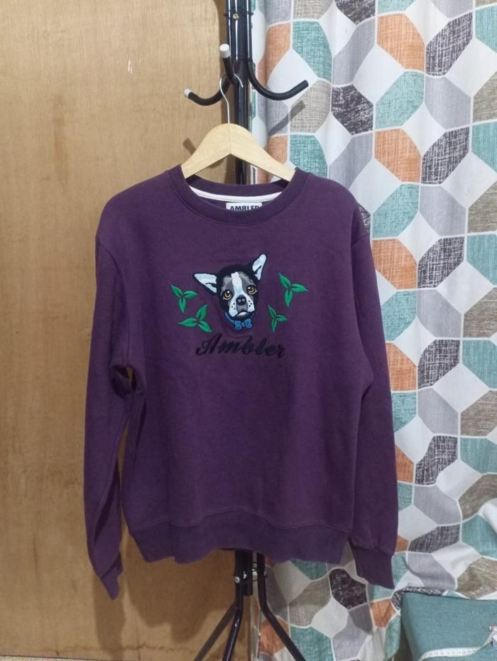 Jumbo Ambler CN-CrewNeck Brand Ambler Unisex Warna Ungu
