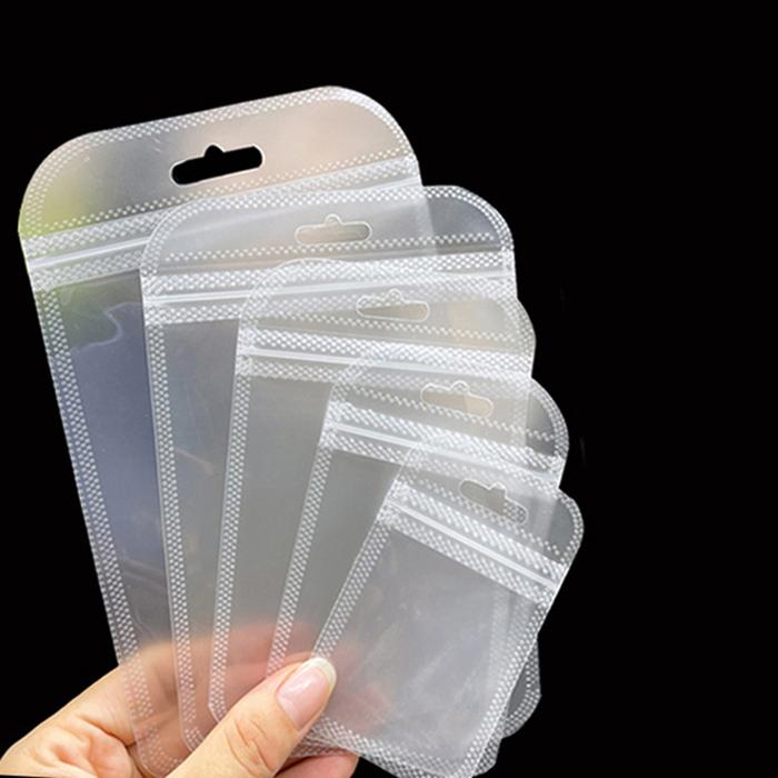 50pcs Thicken Frosted Self Sealing Bags Translucent Opp Ziplock Bags