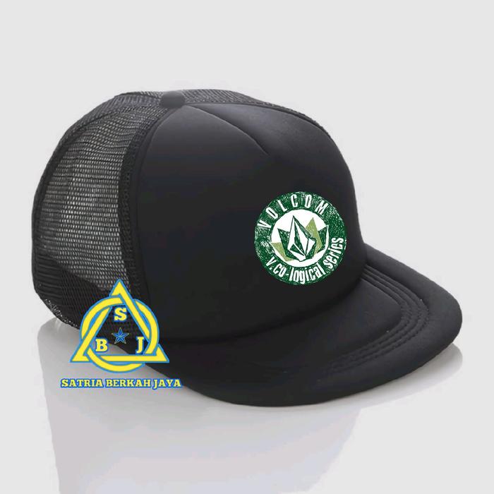 Topi Volcom V.co Logical Series / Topi Snapback Trucker / Topi Jaring Distro / Topi Band