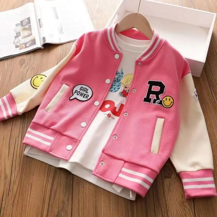 Z㊛Y6 JAKET VARSITY ANAK PURPLE/JAKET BOMBER ANAK PRIA DAN WANITA . N♥SK