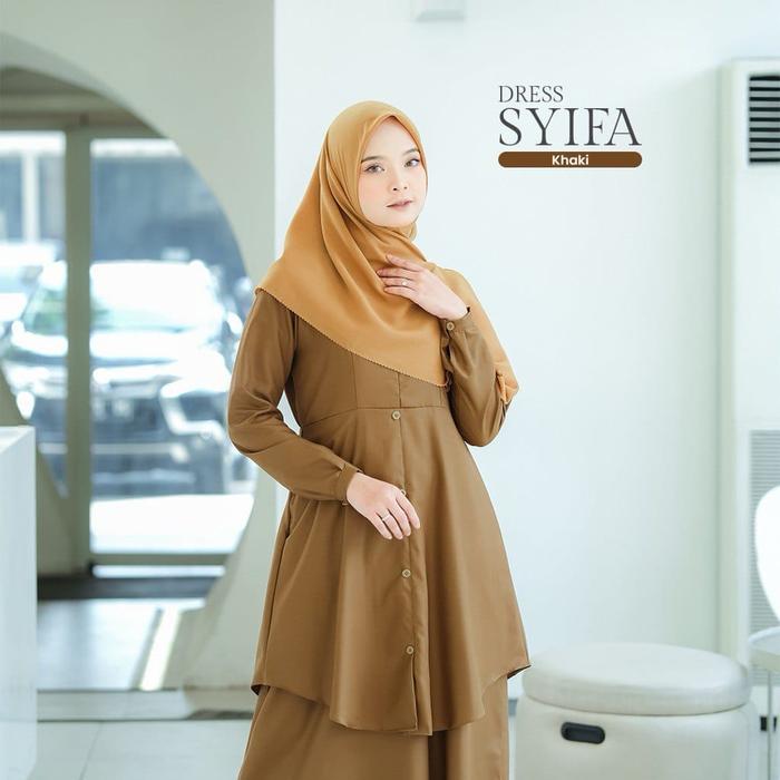 Syifa Dress Pemda Wanita Katun