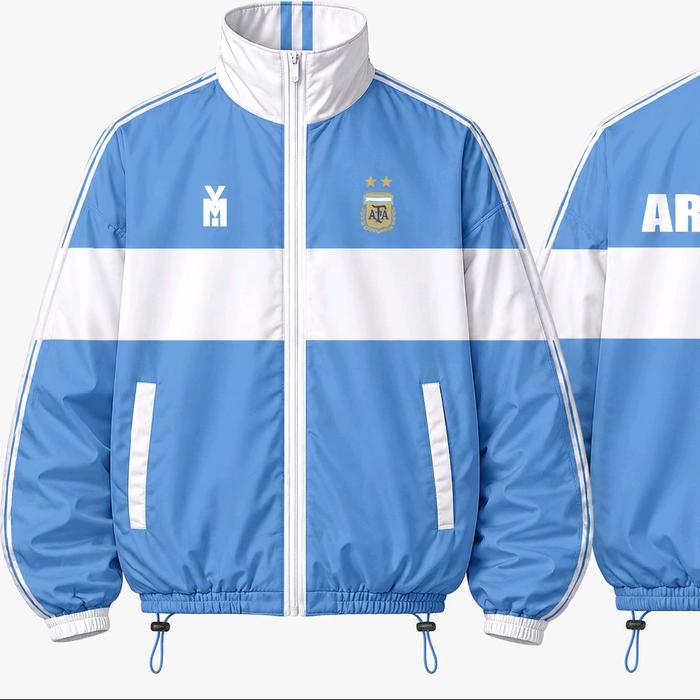 JAKET ARGENTINA TRACKTOP BAGGY PREMIUM UNISEX YLIEMOFFICIALSTORE