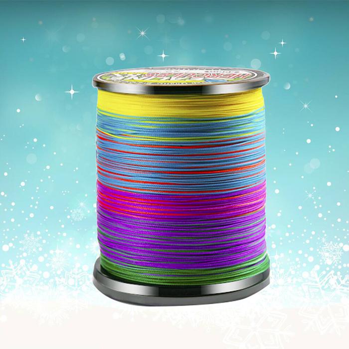 0.8 pancing kepang Super kuat, senar pancing Pe beraneka warna sampai