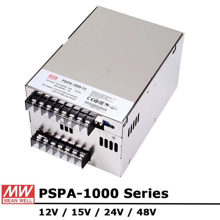 Meanwell PSPA1000 Switching Power Supply 1000W Single Output DC 12V