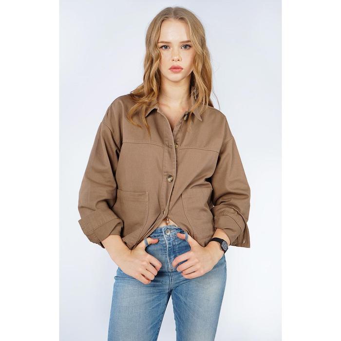Logo Jeans Jaket Zeline Brown 34411L5Bw