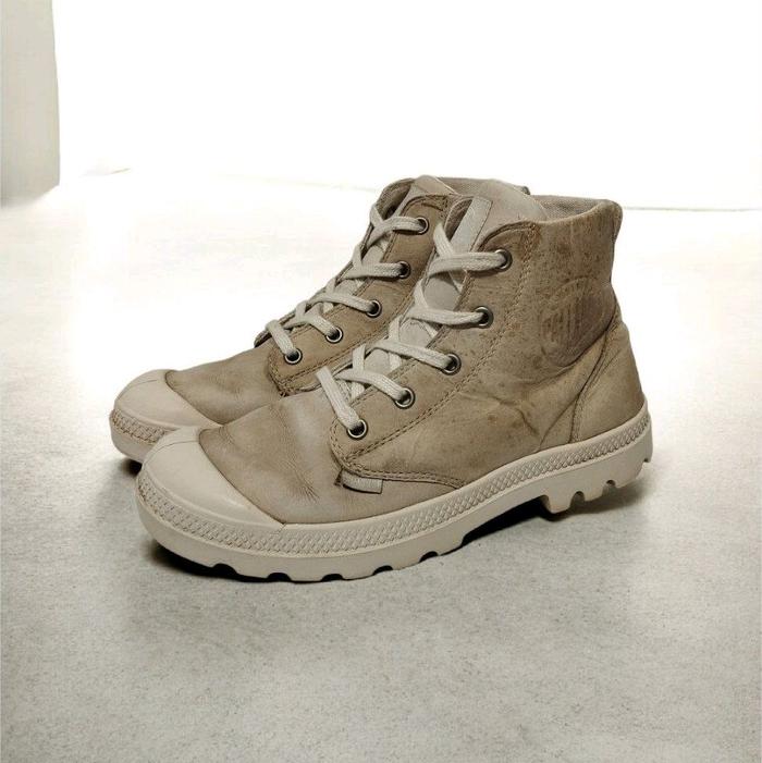 Palladium Pampa Beige Hi Wax Boots Original