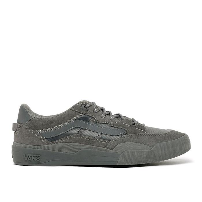 Sepatu Vans Old Skool Wayvee Pro Skate Grey Grey Suede