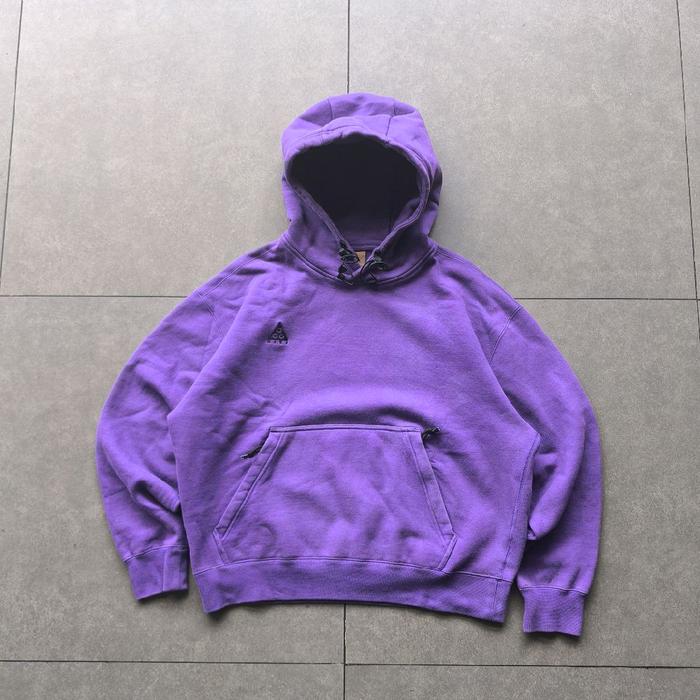 Nike ACG Purple Hoodie Embroidery Logo