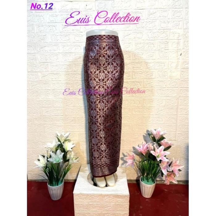 rok songket Palembang_rok kilit buat setelan kebaya semua model