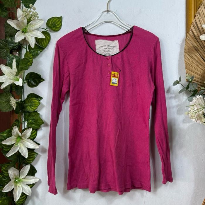 Baju Lengan Panjang Magenta