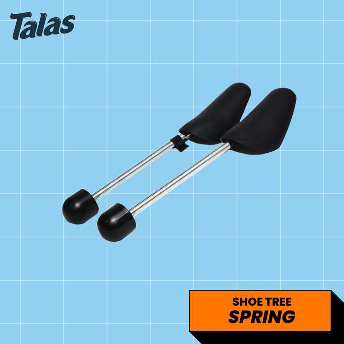 Exclusive Sale Talas Shoe Tree Spring - Pengganjal Sepatu - Hitam Terlaris