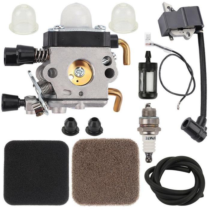 Top!-Ignition Coil Carburetor Kit for STIHL Fs80R Fs85 Fs80 Hs80 Ht75