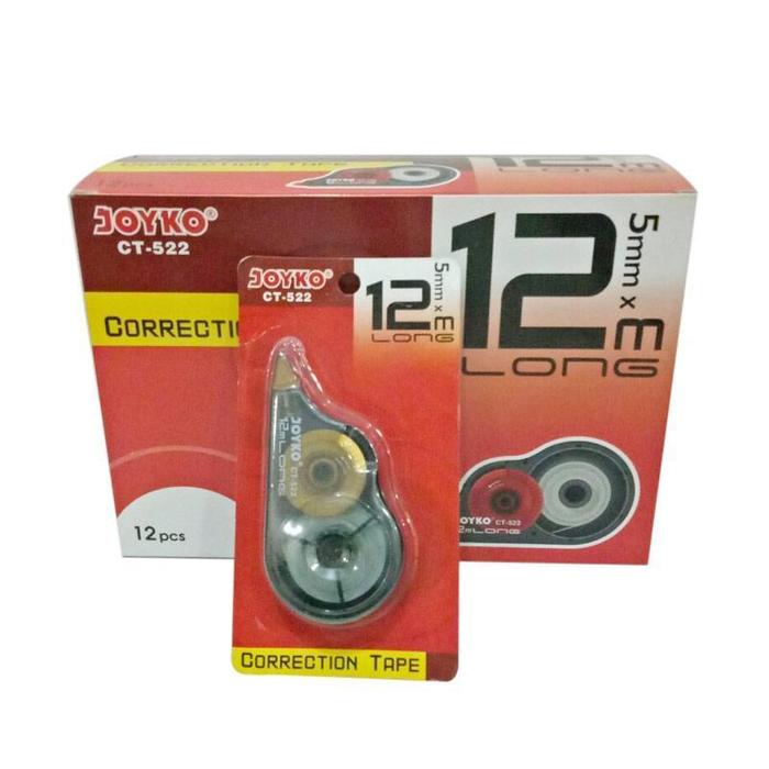 [ LUSIN ] TipeX Correction Pen Tape Kertas - Joyko CT-522 MURAH!