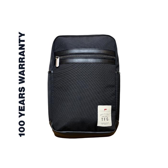 TFG Waist Bag Watanabe Tas Slempang Punggung Nylon Black 6 Liter