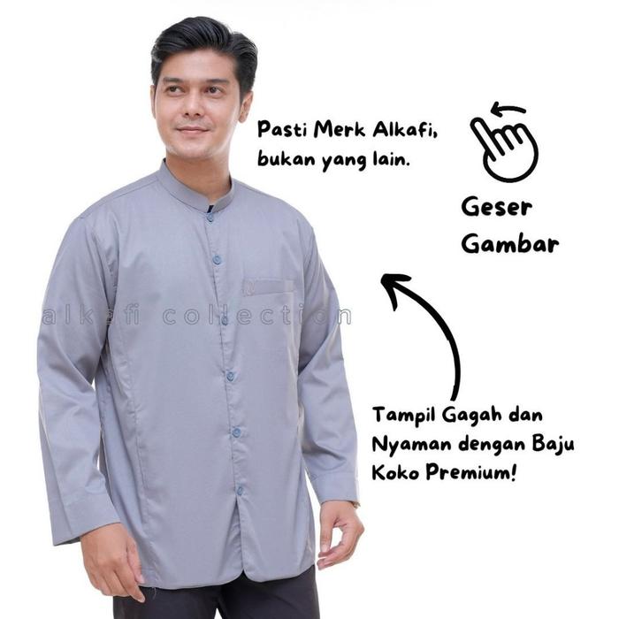 [ KOKO TEROMPAH PREMIUM ALKAFI VARIAN WARNA PART 1] Koko Polos Al Kafi Alkafi Al Kahfi Alkahfi Koko 