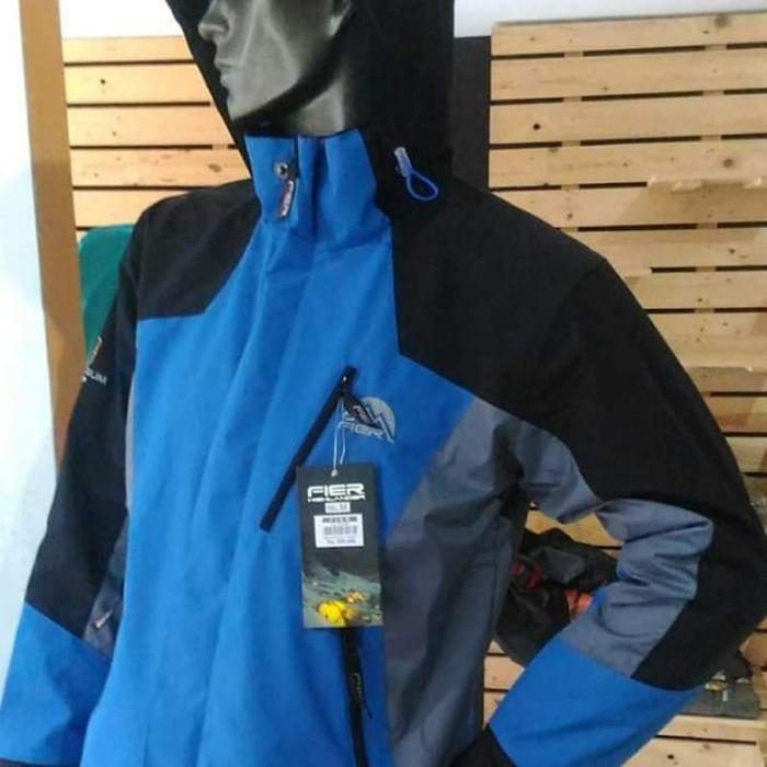 [COD] Jaket Parasut Pria Fier Seri Epicentrum Taslan Outdoor Casual Waterproof Windproof Breathable 