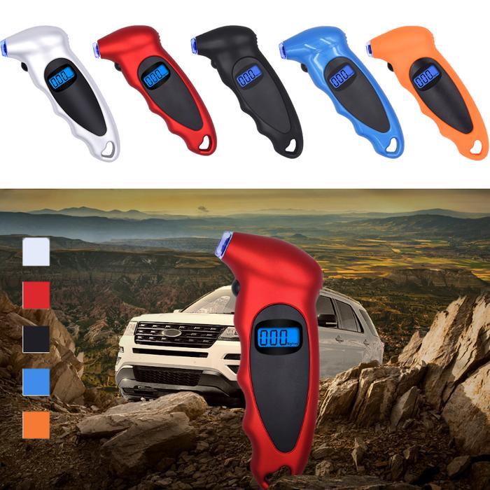 Pengukur Tekanan Udara Ban Mobil Digital Universal Indikator Meter