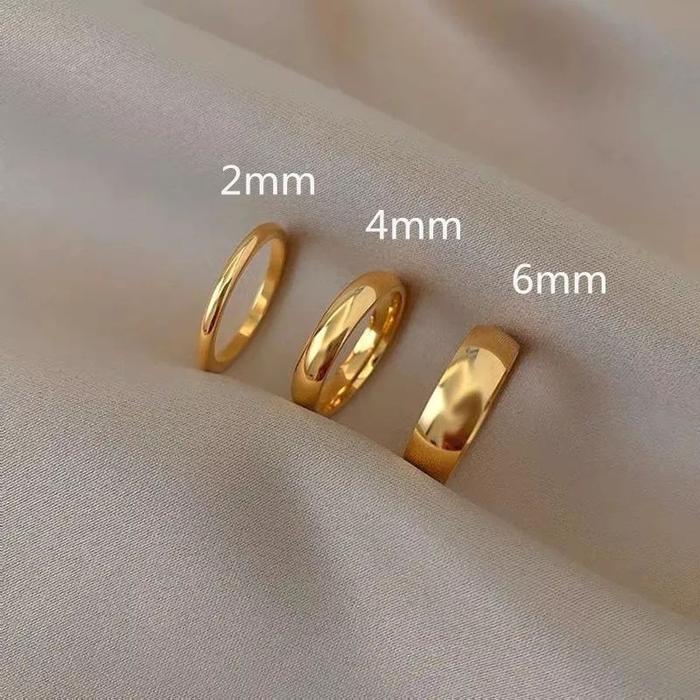 ✅Best Sellert Cuncin Titanium Wanita Cincin Titanium Wanita Terbaru Cincin Titanium Pria Wanita Cinc