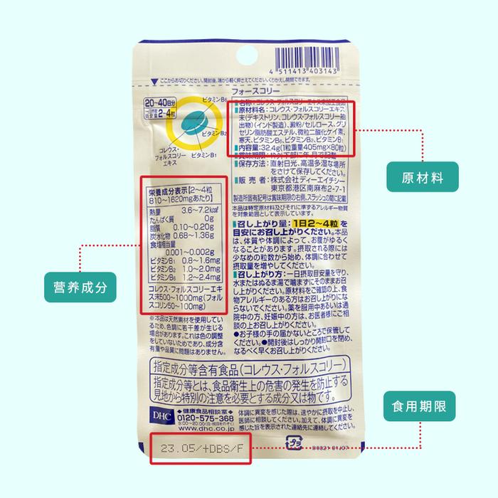 Japan DHC Magic Factor Slimming Body Slimming Tablet Dietary Fiber