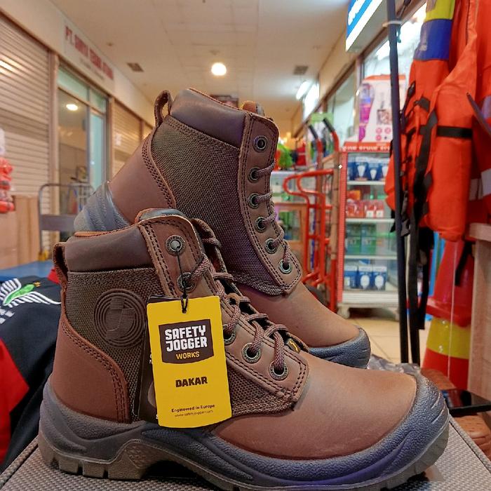 SEPATU SAFETY JOGGER DAKAR BROWN / SAFETY SHOES JOGGER ORIGINAL
