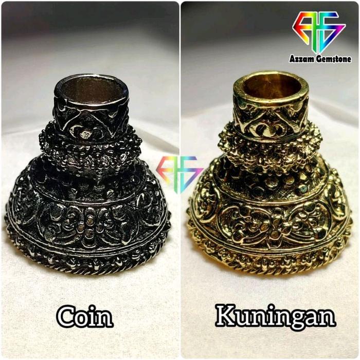Mendak Selut Tajong Melayu Makassar Palembang Logam Tebal Kuningan Coin