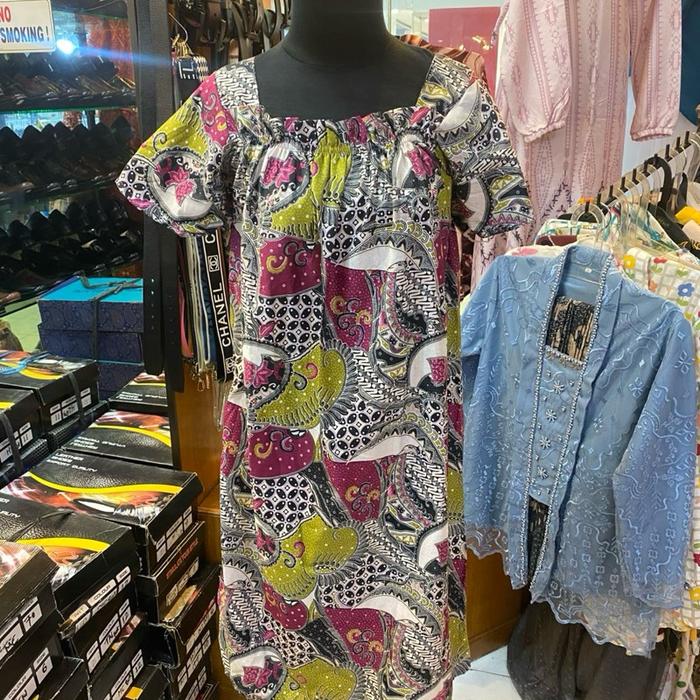 Daster wanita pendek kerut dada 12925